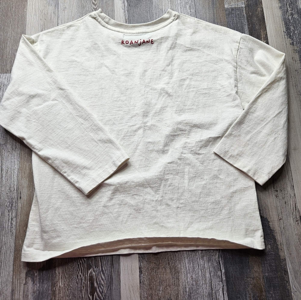 RoanJane I'm So Happy Long Sleeve Tshirt Size 9-10 Youth 130cm Smile Face - Picture 6 of 7